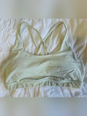 Lululemon Light Sage Crossback Sport Bra